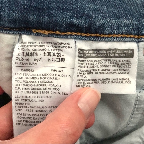 \Levi’s\• Mile High Super Skinny Side Zipper Jeans - Picture 15 of 16